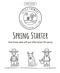 Little Farmers Spring Starter - Free Printable Garden Guide For Kids